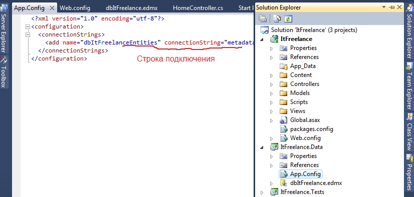 asp.net connection string