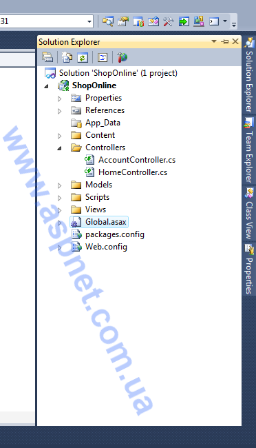 folder asp mvc