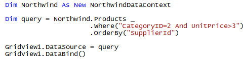 dynamically construct LINQ